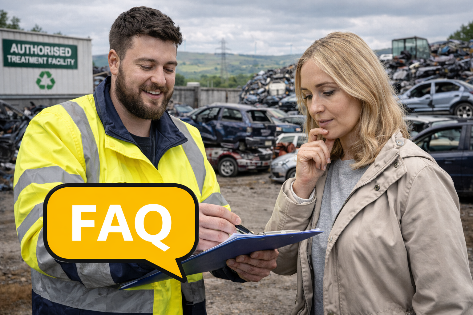 Scrap car FAQs and advice in Leyland